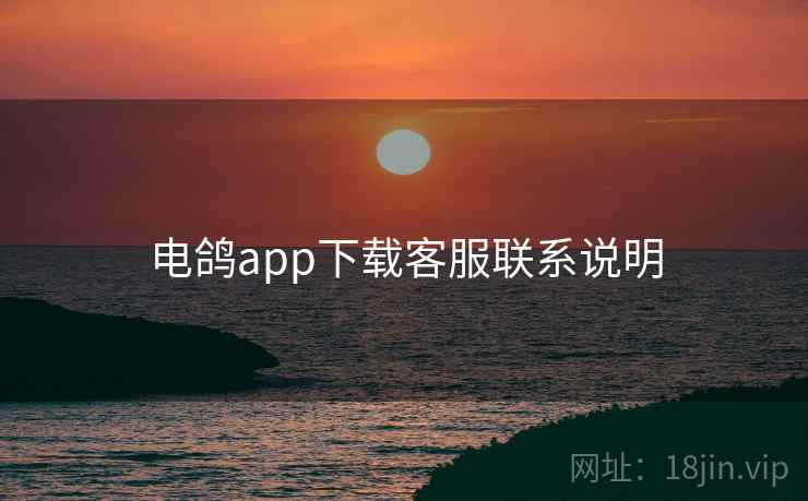 电鸽app下载客服联系说明